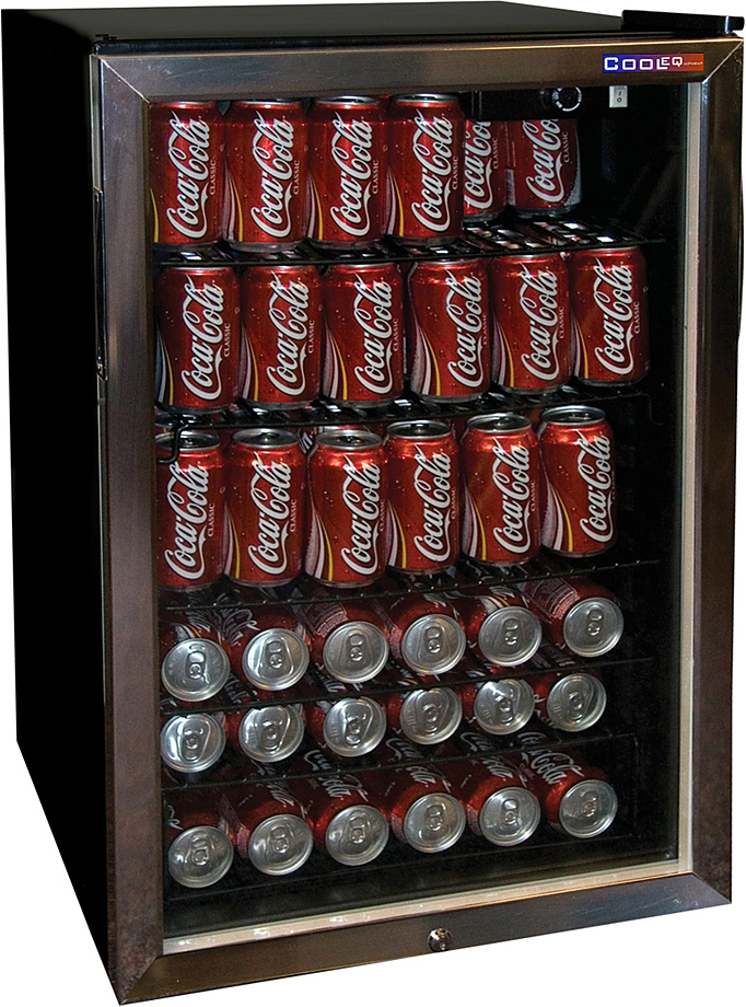 картинка Шкаф холодильный Cooleq TBC-145 черный