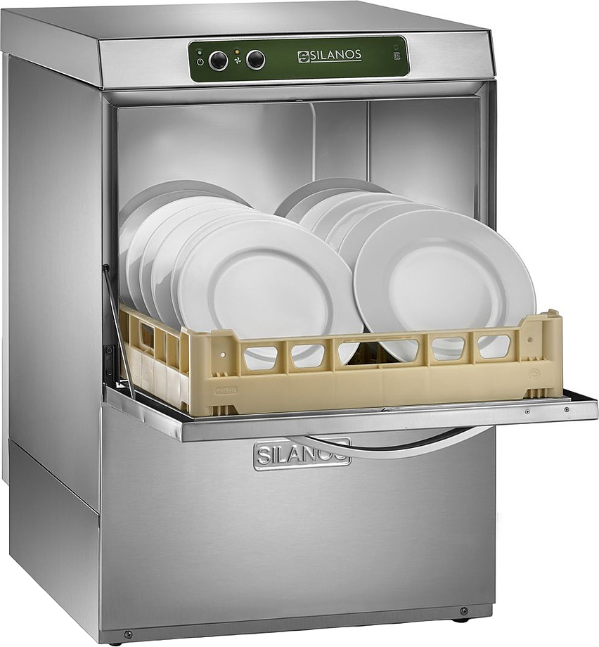 Фото Посудомоечная машина с фронтальной загрузкой Silanos NE700/PS D50-32 с дозаторами и помпой, выгодная цена, купить в Краснодаре